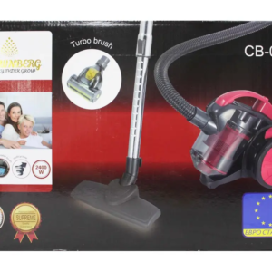 Пилосос з турбощіткою Crownberg CB 0110 потужністю 2400 Вт для сухого прибирання з контейнером 1.5 л.
