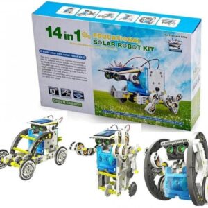 Електронний конструктор робот Solar Robot Plus 14 в 1 на сонячних батареях