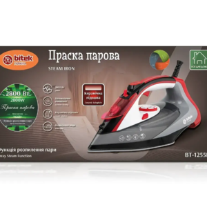 Праска парова з керамічною підошвою 2800Вт BITEK BT-1255R