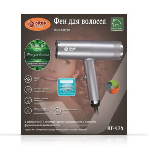 Фен для волосся 3600 Вт BITEK BT-474