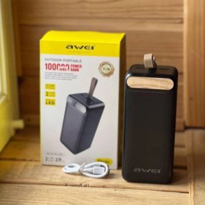 Зовнішній акумулятор Power Bank Awei P101K 100000mAh