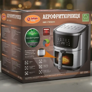 Аерофритюрниця Air Fryer 4800Вт 14л BITEK BT-5395