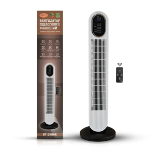 Вентилятор підлоговий колонний з пультом Tower Cooling Fan 500Вт BITEK BT-2906R
