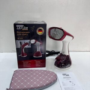 Вертикальний ручний відпарювач для одягу Zepline ZP-210 з сенсорним управлінням в комплекті з рукавичкою